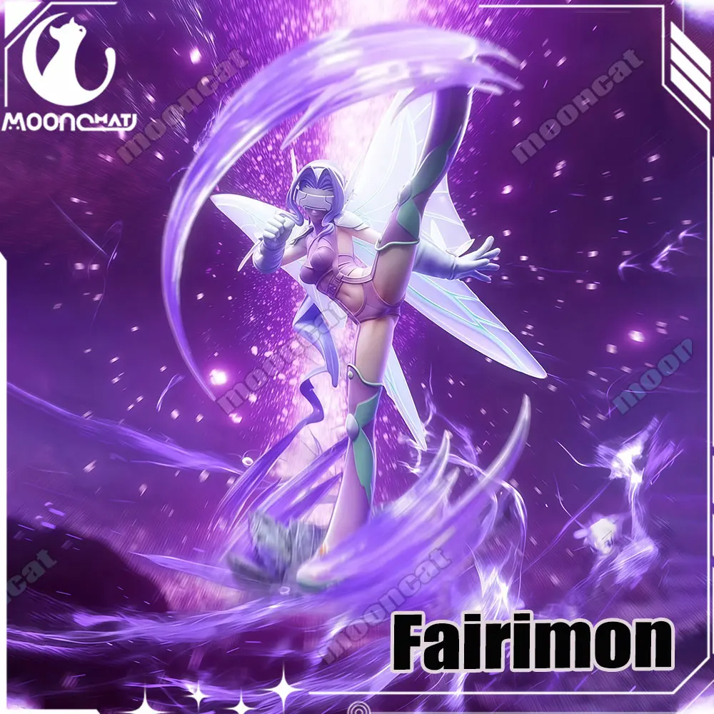 

New Digimon Figure Fairimon Figures Pvc Cute Girls Models Statue Dolls Figurine Collection Desk Decoration Toys Birthday Gifts