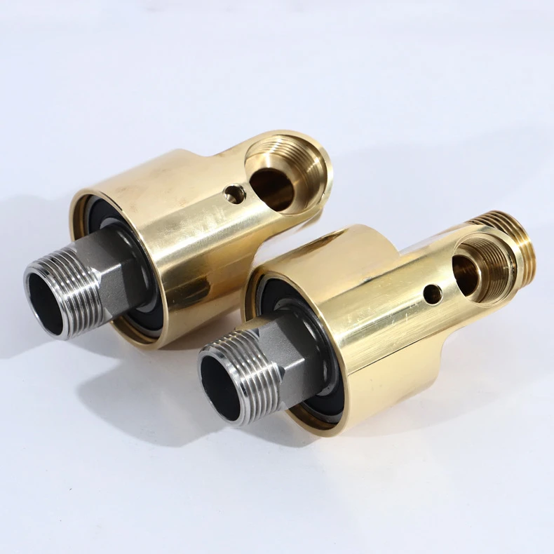H-type rotary joint Single bi-directional brass rotary joint Through cooling water rotary joint