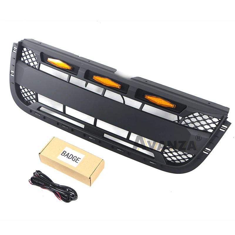 Grill front bumper grille modification accessories decoration Racing grill  Fit For Ford Ranger 2001-2003 2002 Honeycomb style