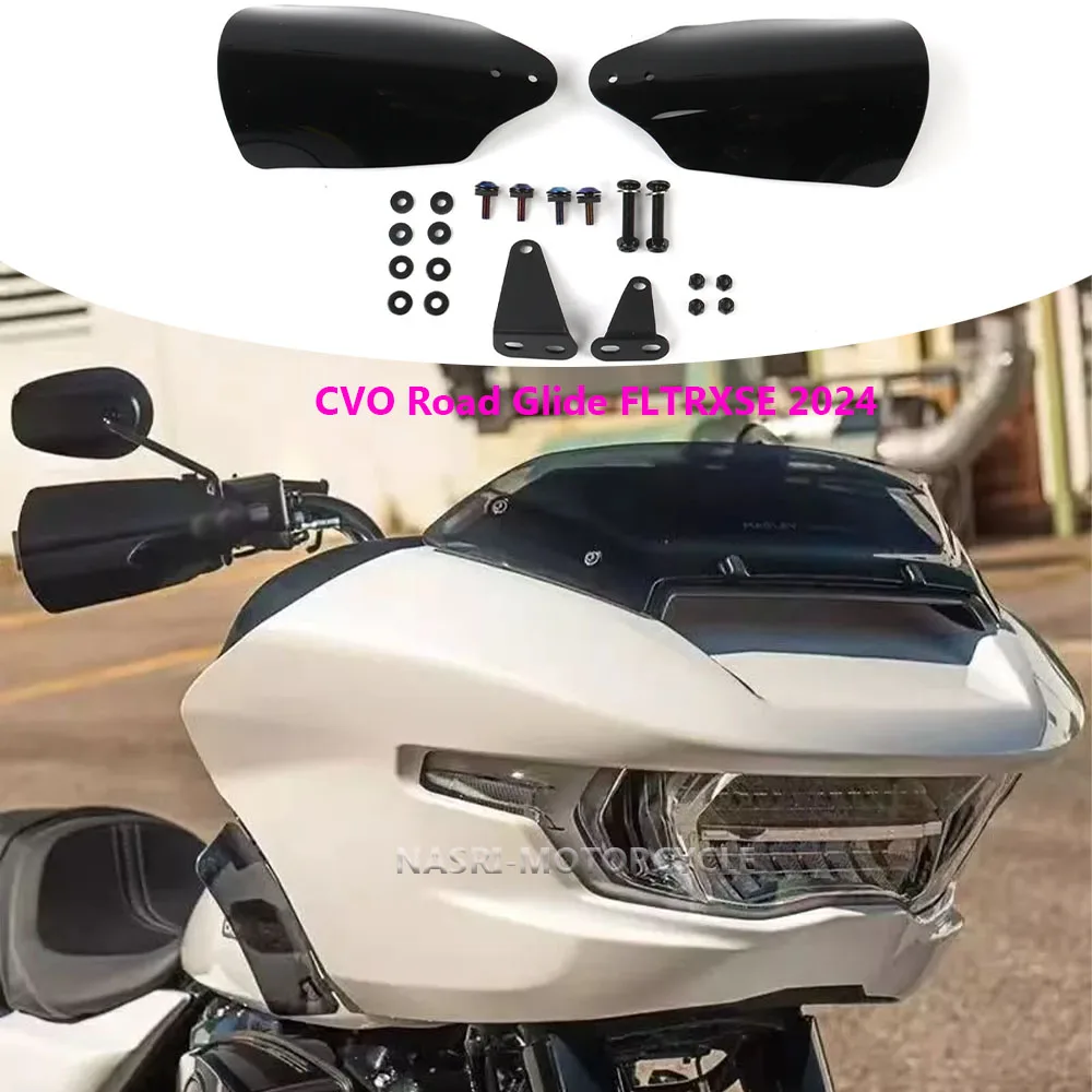 Dla Harley Road Glide FLTRX 2024-podnieś nowe akcesoria motocyklowe osłony dłoni Protector kierownica osłona dłoni osłona tarczy 2024