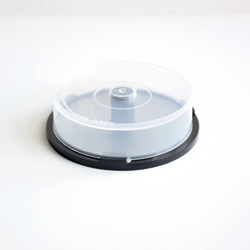 ReadStar 8CM Mini CD DVD Disc Packing Box Plastic Barrel Bucket for Safe Storage And Transportation Suitable Pack 10 CDs