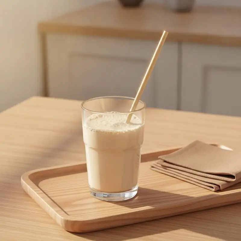 20cm Natural Disposable Wheat Straws 100PCS Eco-Friendly Compostable Plastic Free for Hiking Camping Road Trip Beverages