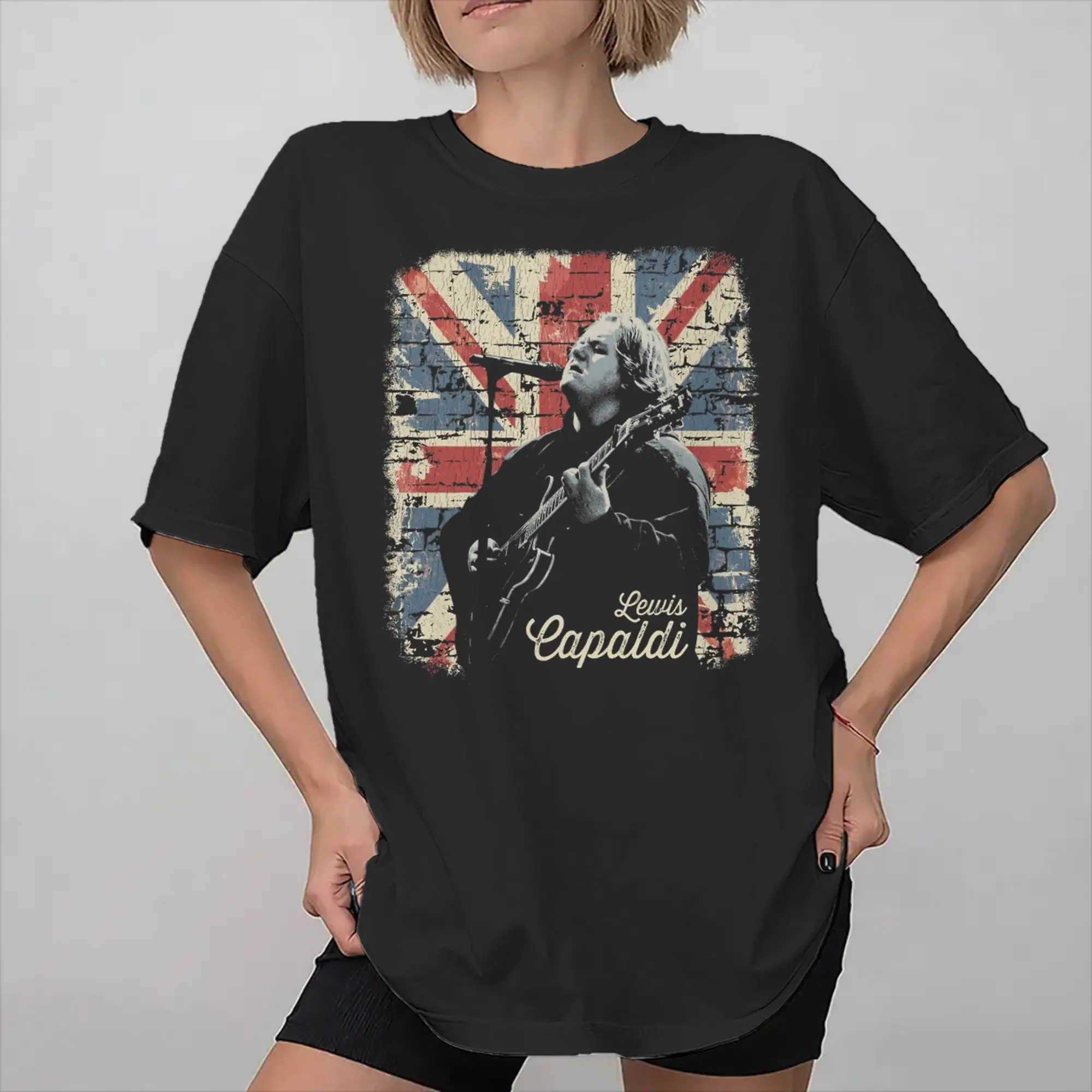 Lewis Capaldi Tour 2026 Apparel Men Women T Shirt 100% Cotton Tee Graphic Printing  Tops T-shirt