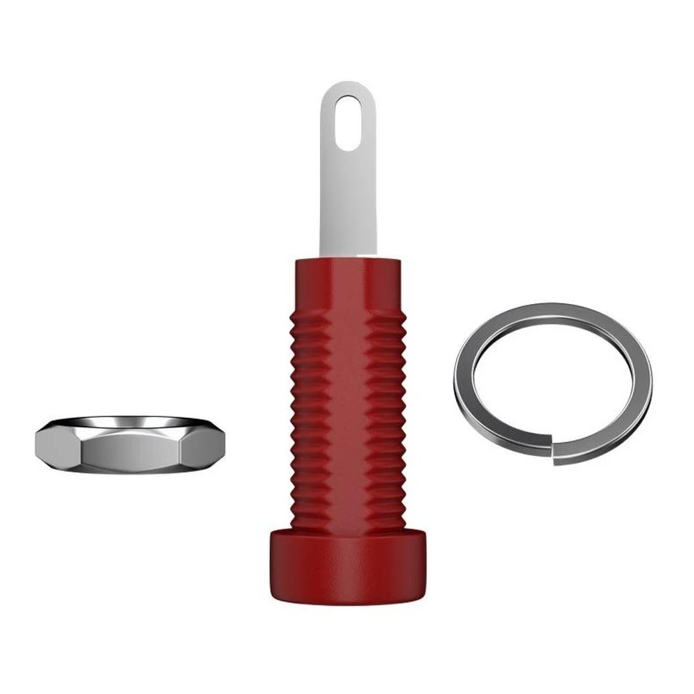 10PCS 2mm Banana Jack Panel Mount Socket with Inner Spring Plate 30Vac‑60Vdc Max 6A Banana Terminal Connector for Multimeter