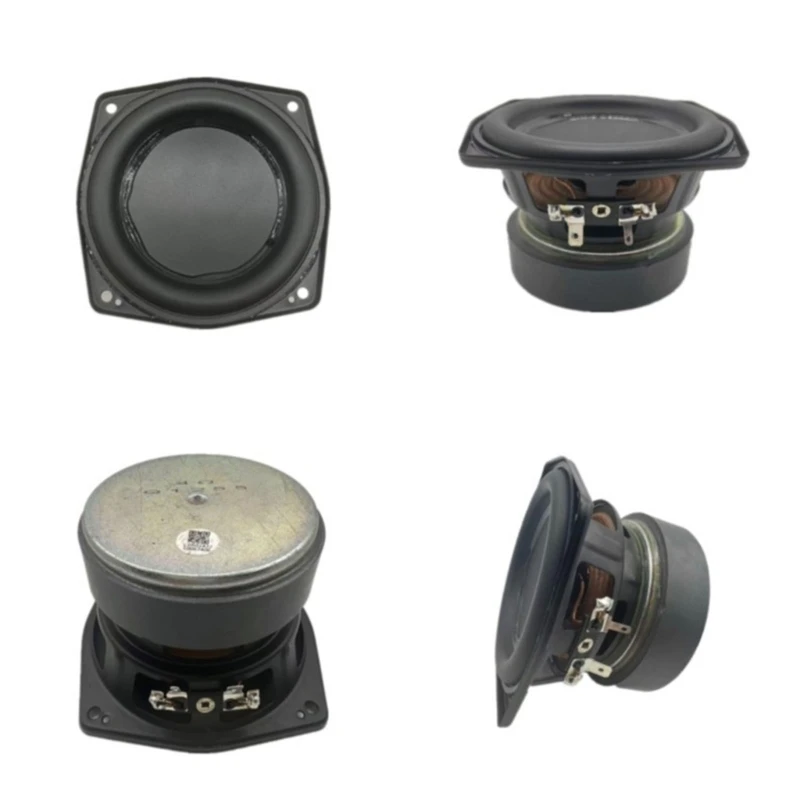 4 Inch Subwoofer Bass Speaker Carbon Fiber Cone Woofer Speaker 4/8 OHM 40W Low Frequency For Home Car  Unit Drop Shipping