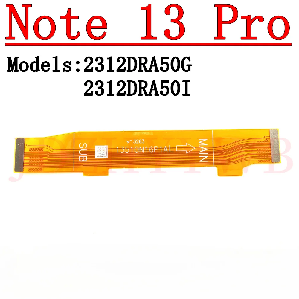 SIM Card Reader Charging Port Board For Xiaomi Redmi Note 13 Pro 5G USB Jack Dock Charger Connector Motherboard Main Flex Cable
