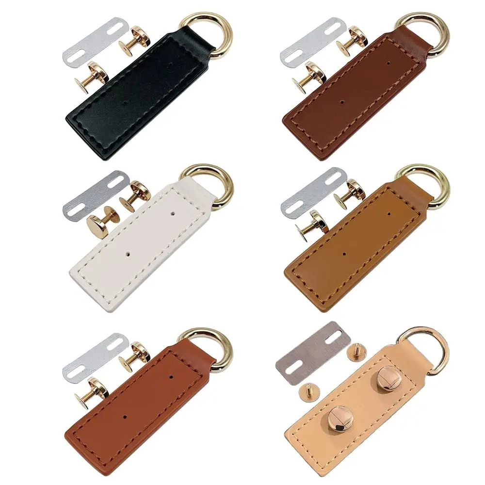 1 Set Handmade Backpack Block Lock D Buckle Bag Belt Buckle Fashion PU Leather DIY Replacement Bag Hardware Bag Accessories