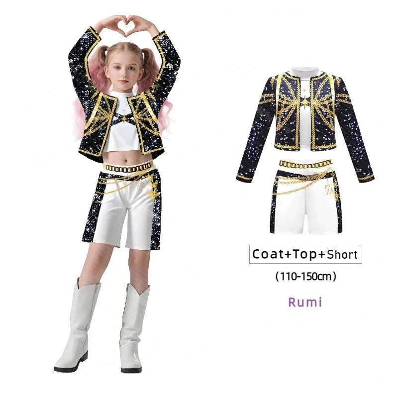 أزياء فتاة ثلاثية الأبعاد مطبوعة لومي ميرا زوي التأثيرية ، أزياء أداء المسرح Caçador de Demônys ، مجموعة حفلات الهالوين #6