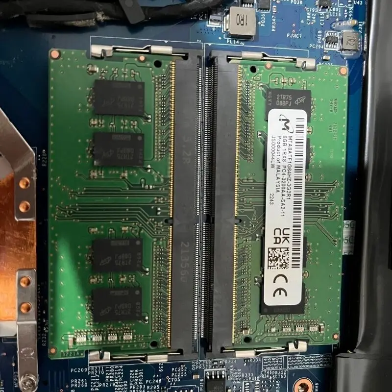 Micron DDR4 RAM 8 GB 3200 MHz 260Pin 1,2 V Laptop-Speicher DDR4 8 GB 1RX8 PC4-3200AA-SA2-11 SODIMM Notebook-Speicher