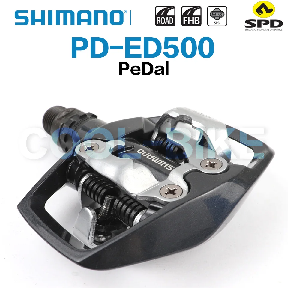 SHIMANO PD ED500 EH500 Dual-Sided Platform / Clipless SPD Pedals