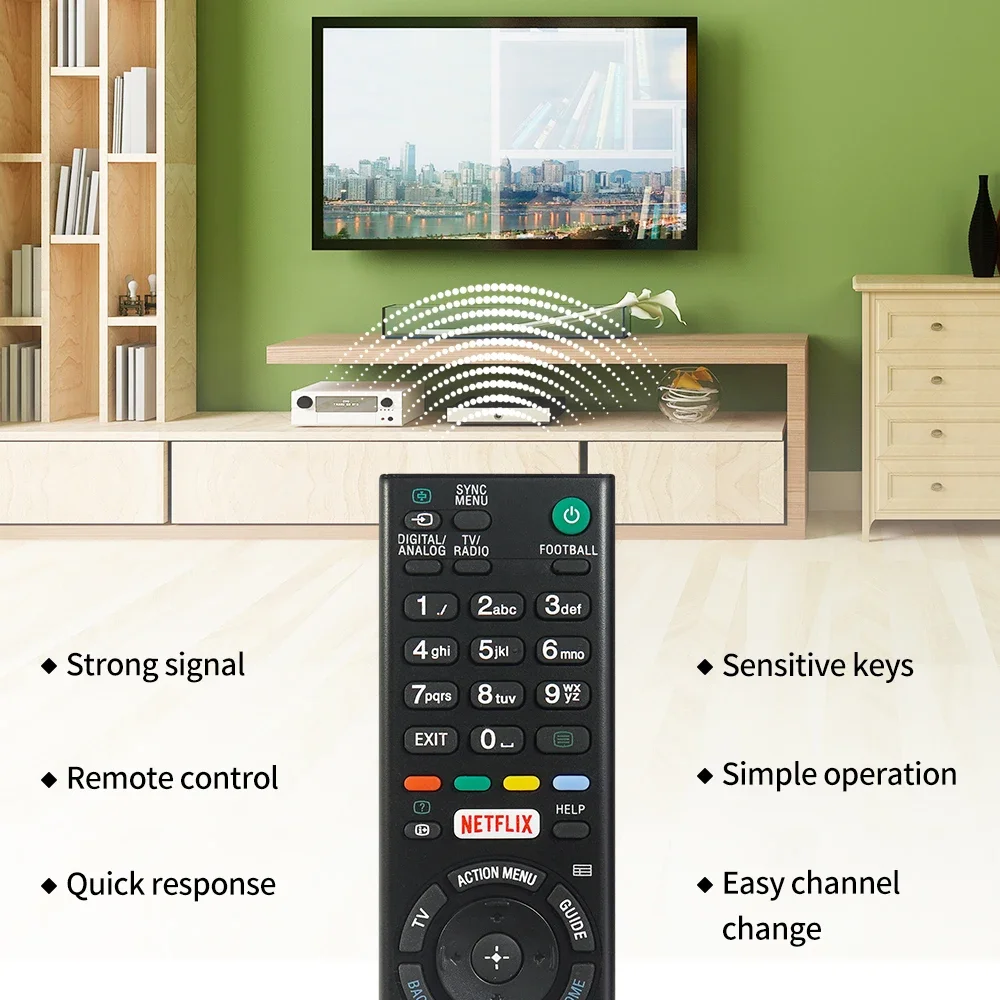 New RMT-TX100D Smart Remote Control for Sony TV