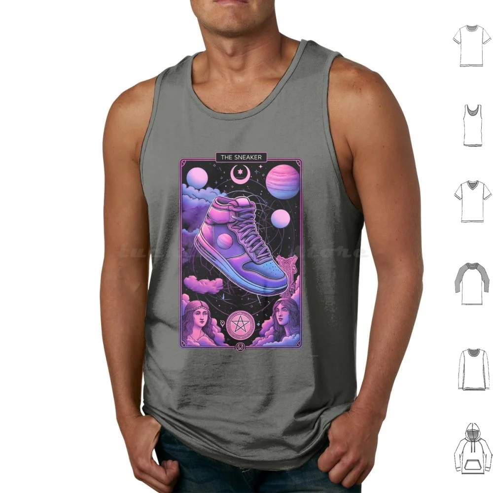 The Sneaker Tarot 1 Tank Tops Vest Sleeveless Best For Sneakerheads Unique Sneaker Collector Basketball Shoe Collectibles