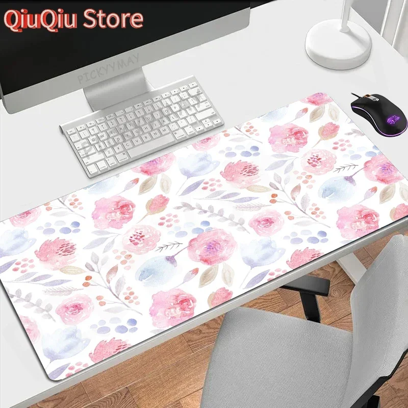

Большой коврик для мыши, геймерские коврики для мыши, водонепроницаемый коврик для клавиатуры, настольный коврик с цветочным дизайном, ПК HD настольные коврики, фирменный коврик для мыши для подарка