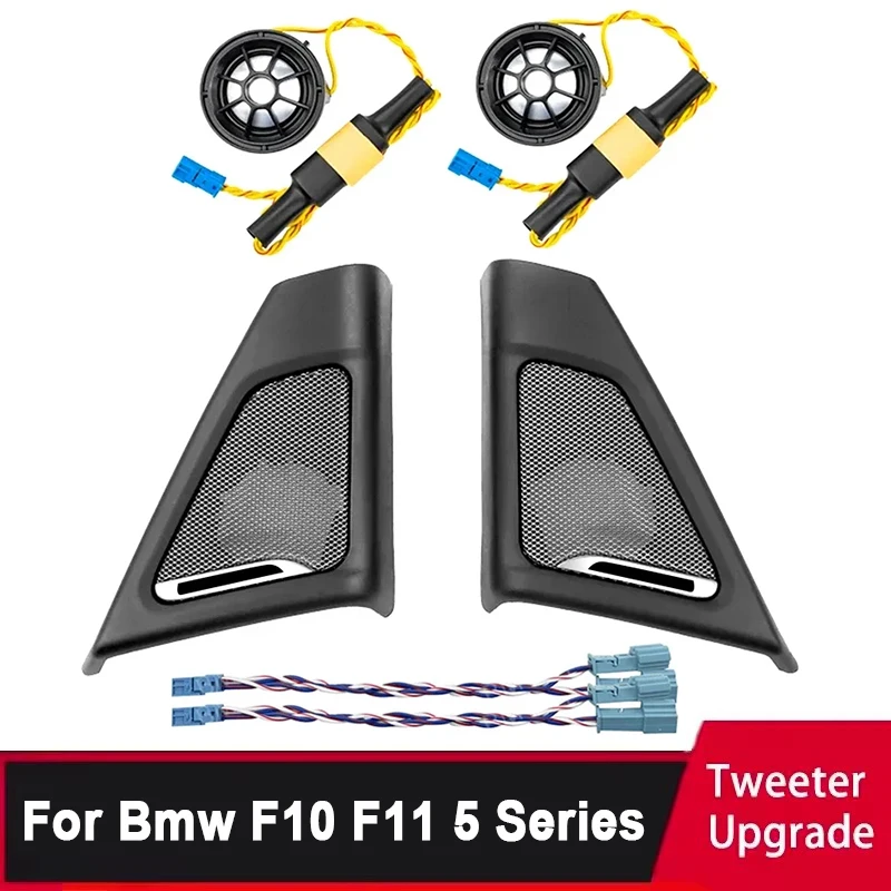 Osłona głośnika wysokotonowego do przednich drzwi samochodu do Bmw F10 F11 serii 5 520 523 525 528 Głośnik wysokotonowy z klaksonem Rama audio 65139184794