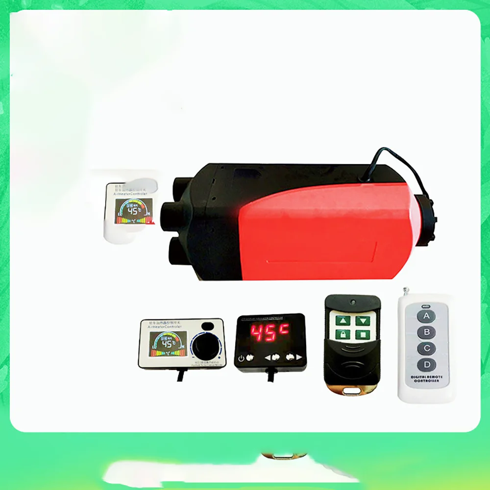 New 5kw12v Diesel Air Heater Lcd Switch With Remote Control Air Heater for Boat Bus RV and Trailer