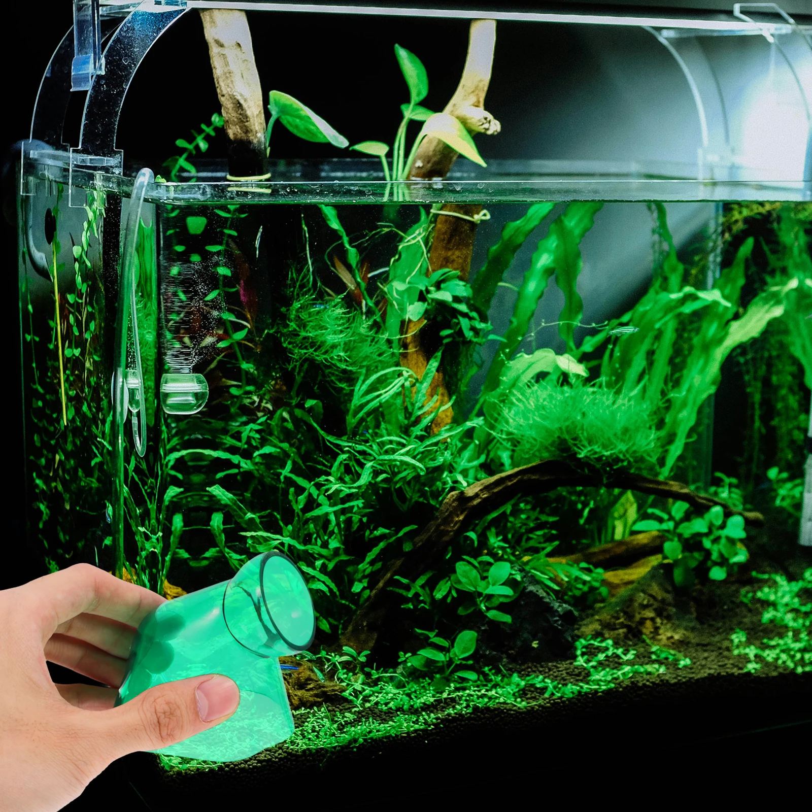 

Aquarium Intake Filter Lily Pipe Outflow Fish Tank Canister Kit Dual Connectors Transparent Construction Promoting Environment