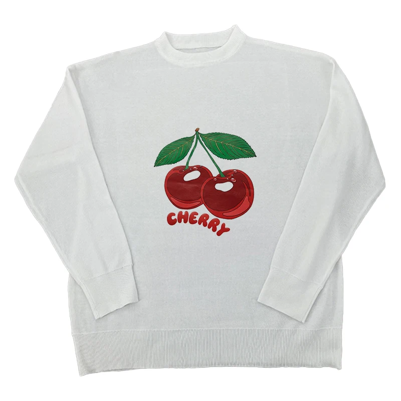 

Vintage Sweater Harajuku Crew Neck Loose Unisex Fashion Fall And Winter Pattern 2025 Women's Retro Knitted Aesthetic Streetwear