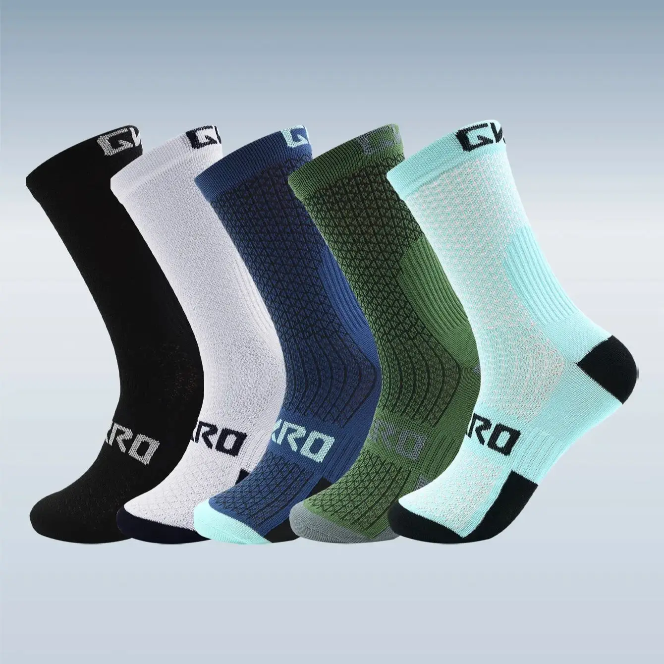 AliExpress NONE 4 Pairs Athletic Performance Cycling Socks for Men & Women, Suitable for Cycling, Running, Hiking Sport, Gym,Tennis, Golf, Worki