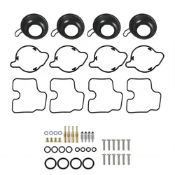 4 Sets Carburetor Repair Kit For Honda CBR600 F4 1999-2000 CBR600F4 Carburetor Repair Kit Plunger Diaphragm