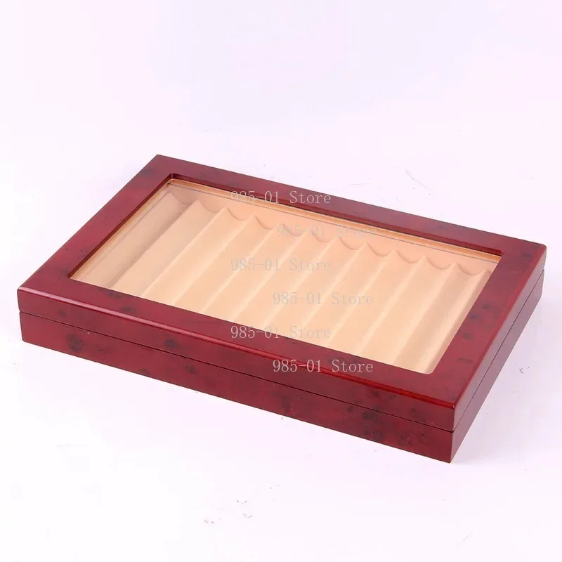 Paint Pen Storage Wooden Box 23 Pcs Stationery Box Wooden Pen Display Holder