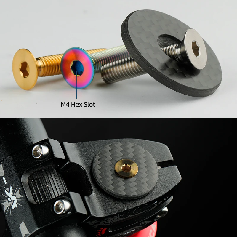 Bicycle Compression Plug Steerer Headset Expansion Bolts Insert Bowl Top Cap Mount 1 1/8\