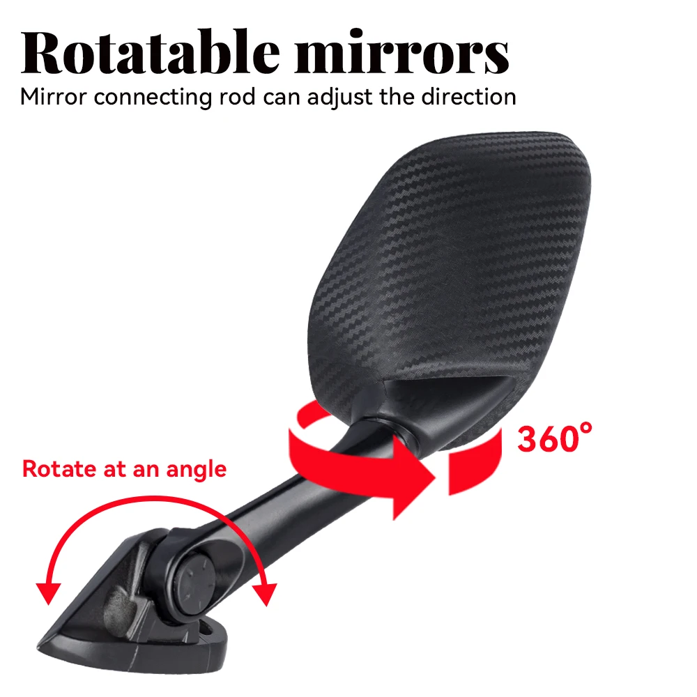 Motorcycle Side Mirror Side Rearview Mirror For Yamaha XMAX 300 400 125 250 2017 2018 2019 YZF R3 R25 2015 2016 2017