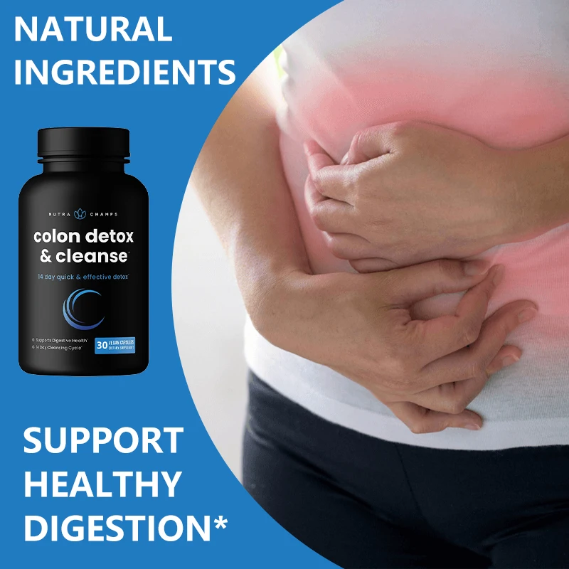 Colon Cleansing Detoxifier - Maintains Stomach Acid Balance, Promotes Intestinal Health, Helps Burn Fat and Relieves Bloating