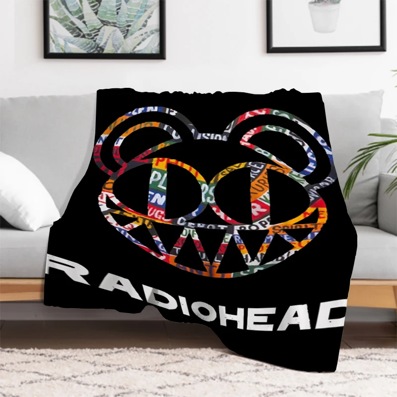 

Rock Band Radiohead Bed Blankets and Bedspreads Warm Winter Blanket Furry Bedspread the Knee Sofa Baby & Throws Double Comforter