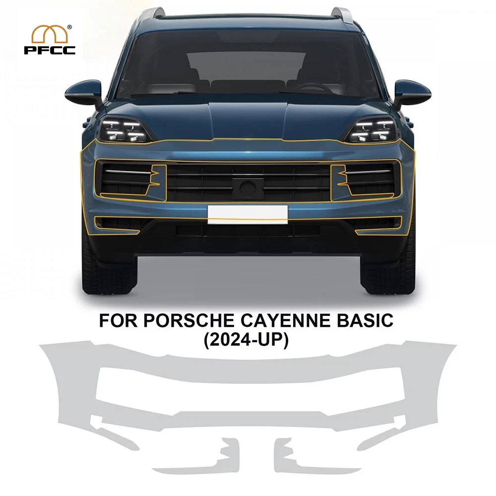 

Pre-cut PPF For Porsche Cayenne Base 2024 2025 TPU Car Paint Protection Film Clear Bra Anti-Scratch Resistant Repairable Cover