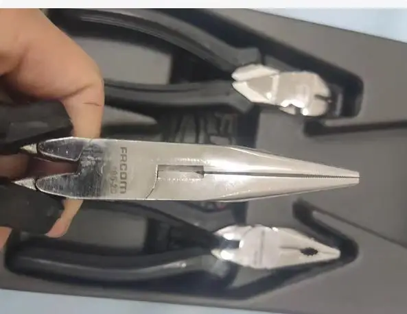 Imported from France, second-hand, vice, oblique pliers, pointed nose pliers, set out of print, made and perfectly preserved