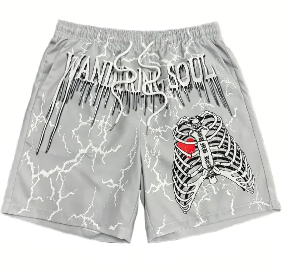 

Men's Printed Beach Shorts Suitable for Summer Casual Sports Pants Suitable for Fitness Basketball Fishing Outdoor Activities