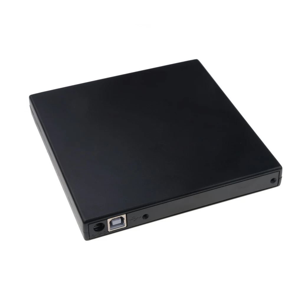 Mini 12.7MM Slim DVD CD DVD-ROM Case Drive Box USB 2.0 SATA External Drive for Laptop Notebook Computer