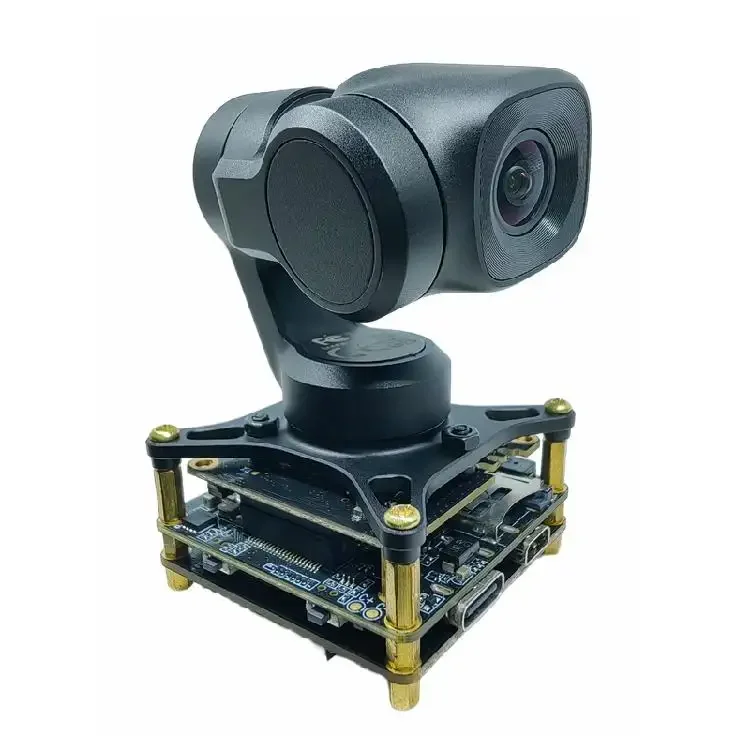 11MP 4K 60FPS PTZ Gimbal Camera Module with 3 Axis Stabilization and 1/2.49\