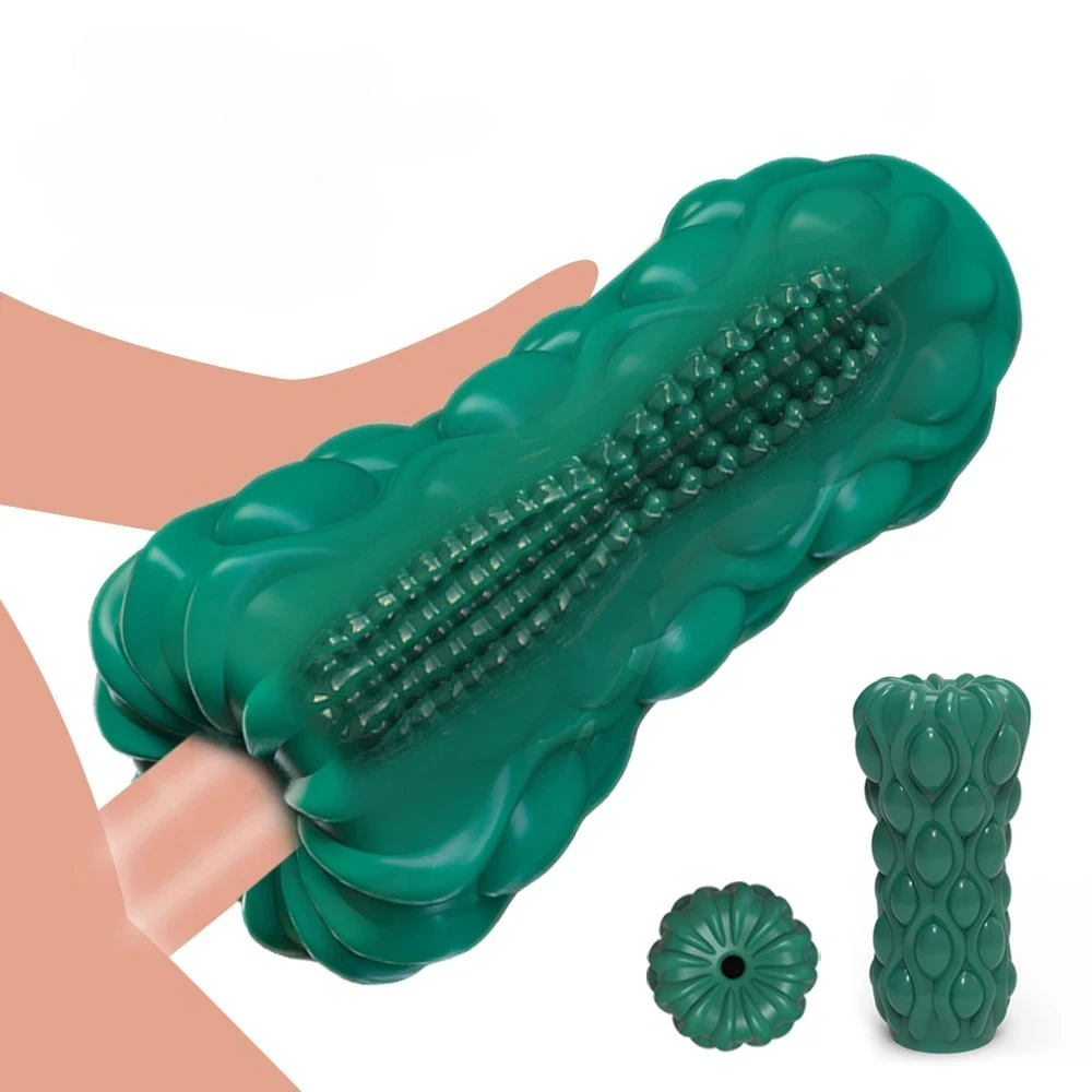 Silikon Männliche Masturbation Weiche Stimulierende Penis Massager Dehnbare Masturbator Sex Spielzeug für Männer Masturbation Tasse Erwachsene 18 +