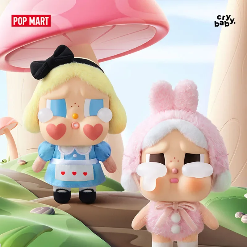 POPMART CRYBABY CRYING AGAIN Series Vinyl Blind Box Toys Kawaii Anime Action Figure Caixa Caja Surprise Mystery Box Dolls Girls