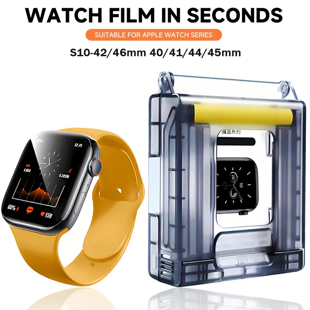 For Apple Watch 10 42mm 46mm Screen Protective Film Dust-Free Hydrogel Film For iwatch Series 9 8 7 41mm 45mm SE 6 5 4 44mm 40mm