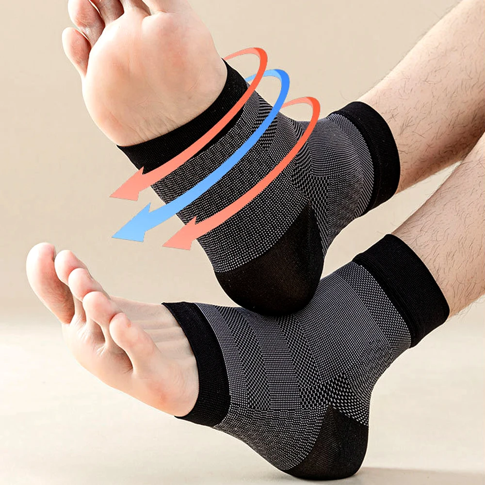 Ankle Brace Sock - 1 Pasang Kaus Kaki Kompresi Pergelangan