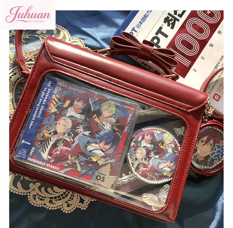 الشوكولاته البريطانية Lta حقيبة ثنائية الأبعاد عرض كوميدي صغير الغذاء حقيبة الطفل كلية نمط Jk موحدة الكتف حقيبة ساعي الإناث