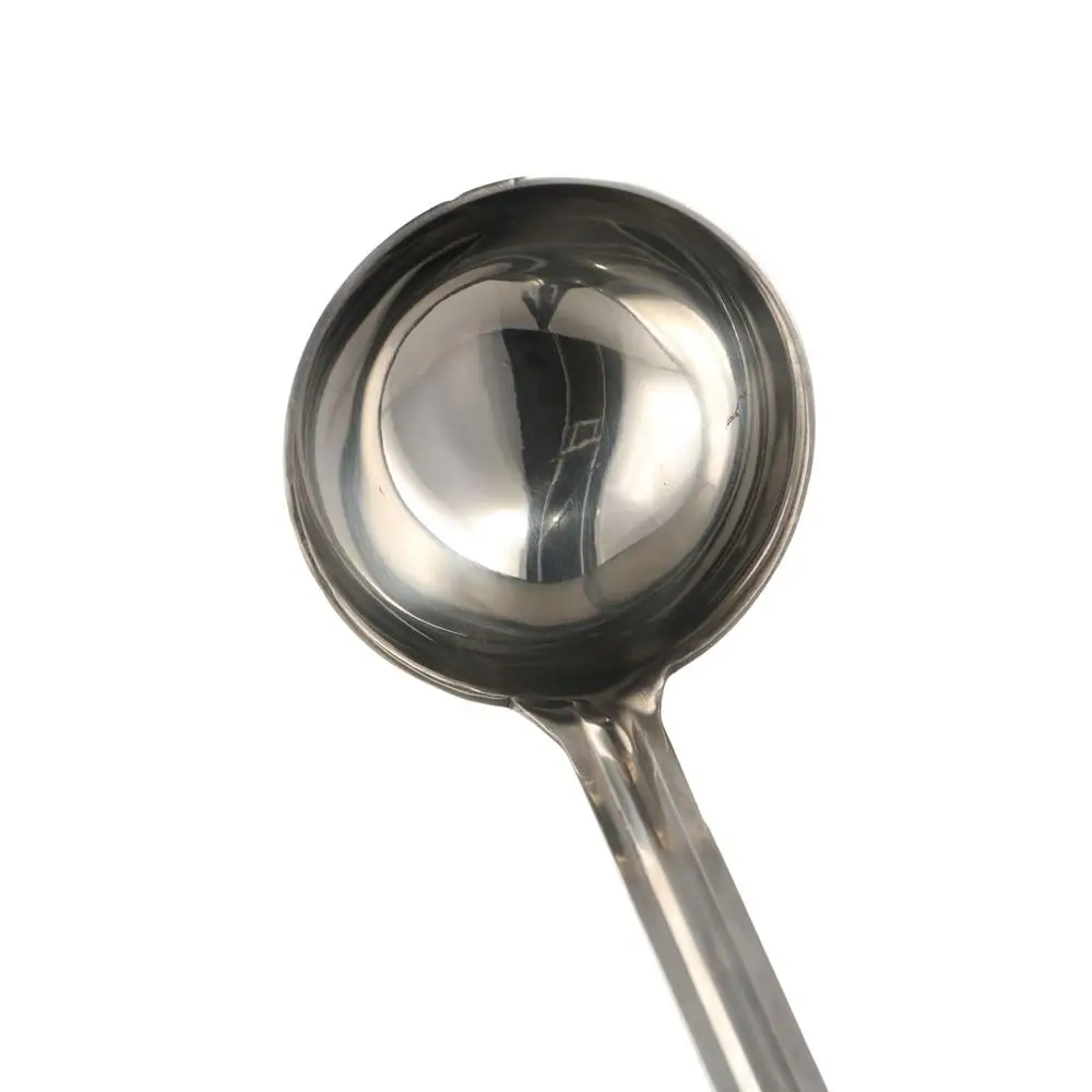 Tablespoons Stainless Steel Ramen Spoon Long Handle Multi-size Dinner Scoop Thickened Round Measuring Ladle Spoon Home