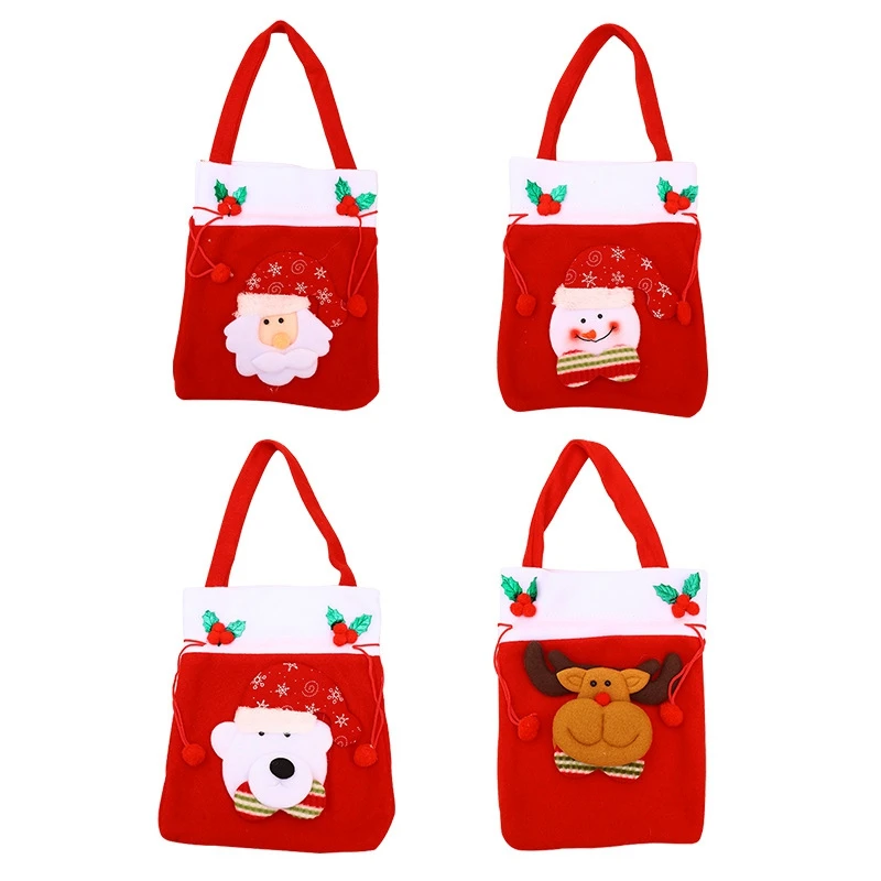 

Candy Christmas Bags Kindergarten Tote Children's Gift Christmas Mall Decoration & Hangs Christmas Tree Decoration Easy To Use