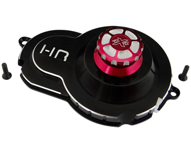 Hot Racing SCXT3201 Black Aluminum Quick-Release Spur Gear Cover for SCX10 II Kit (AX90046) - Replaces AX31378