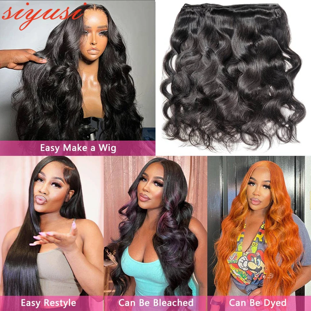 Body Wave Bundels Menselijk Haar Weave 1/3/4 Bundel Deals Braziliaanse Haar Bundels Natuurlijke Kleur Hair Extensions Voor Womenn 10-30 Inch