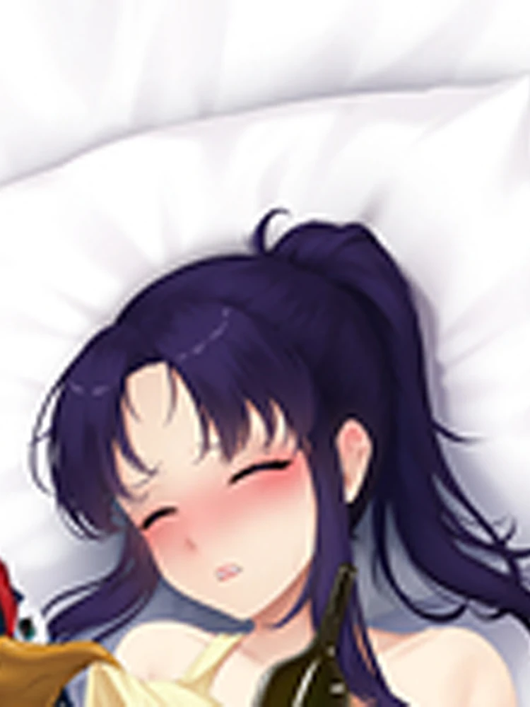 Dakimakura Anime Misato Katsuragi Double-sided Print 2WAY Tricot Life-size Body Pillow Cover Pillowcase Custom print