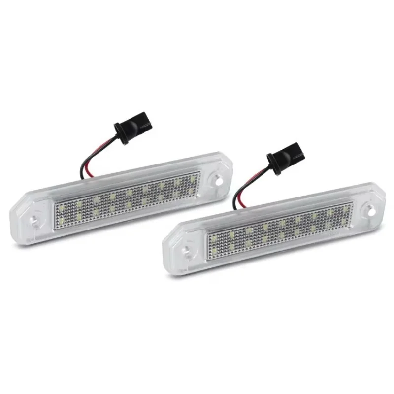 2pcs Error Free 3W 12V White SMD 18 LED Number License Plate Lights Lamps For Honda Civic EJ EG EK CR-X Del Sol Integra SJ EK3 view 4