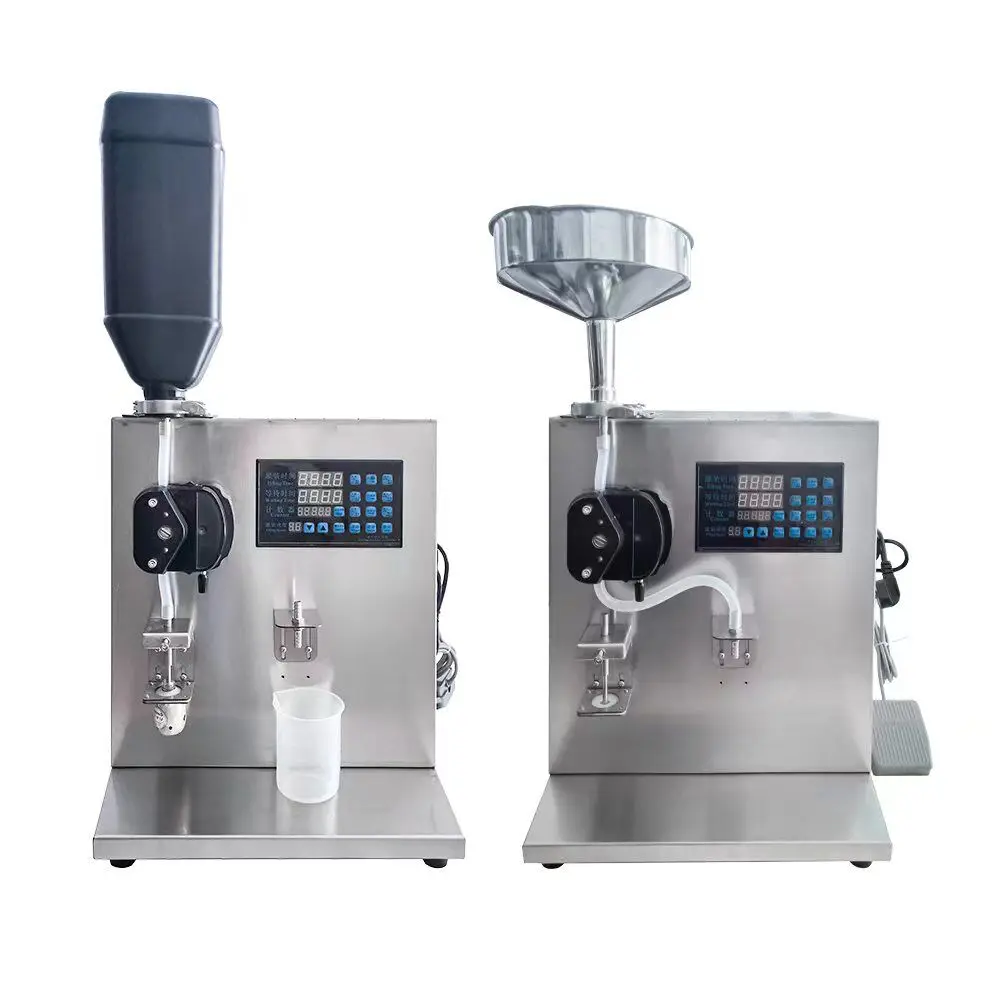 LRDB-1A Single Head Peristaltic Pump UV Gel Nail Polish Remover Top Coat Bottle Liquid Filling Machine