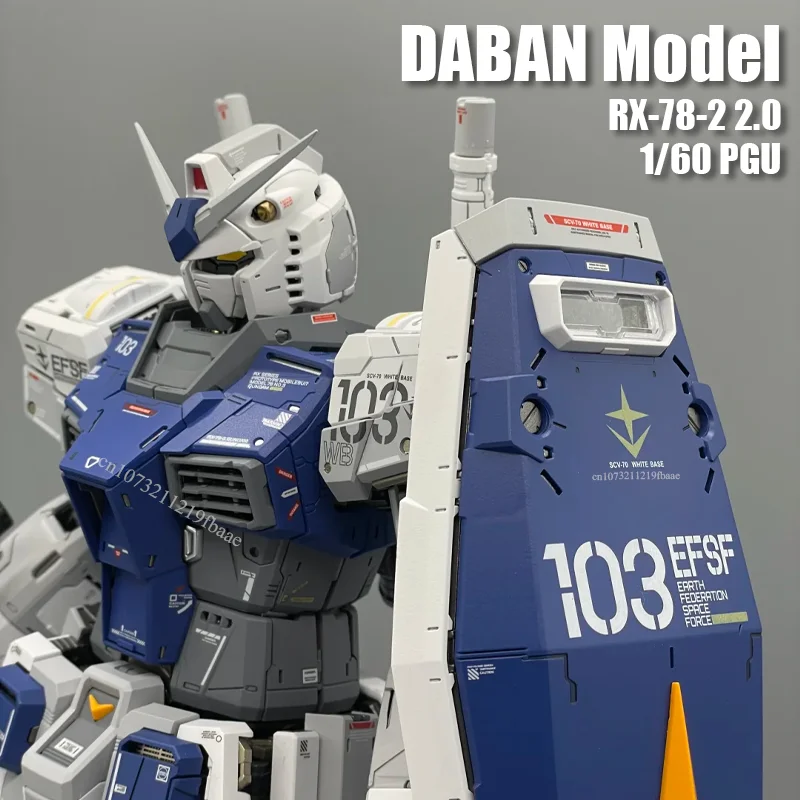 

In Stock DABAN RX-78-2 2.0 PGU 1/60 PG G3 Color Assembly Model Kit Toy Action Figures Robot Plastic Model Gifts