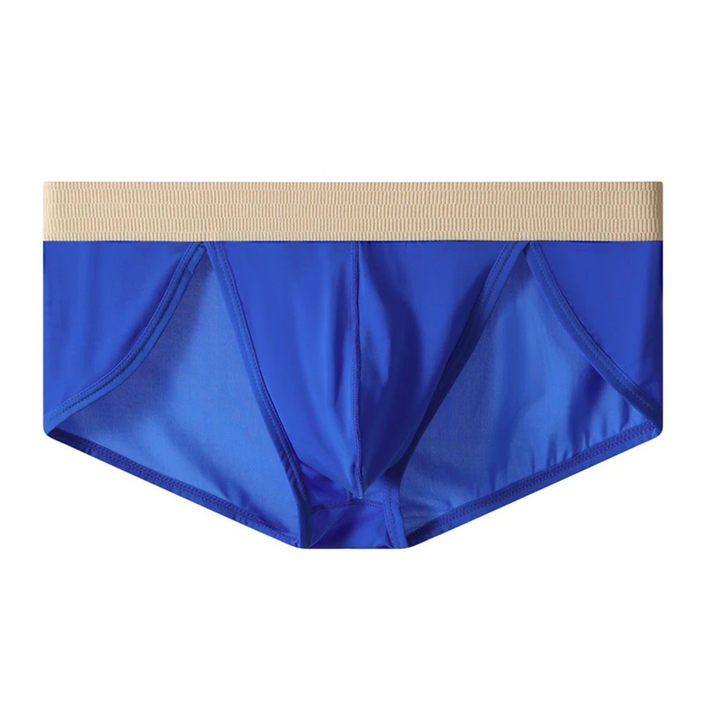 

Daily Activities Ice Silk Briefs U Raised Bag Breathable Underwear Polyamide Spandex Fabric Suitable For Males