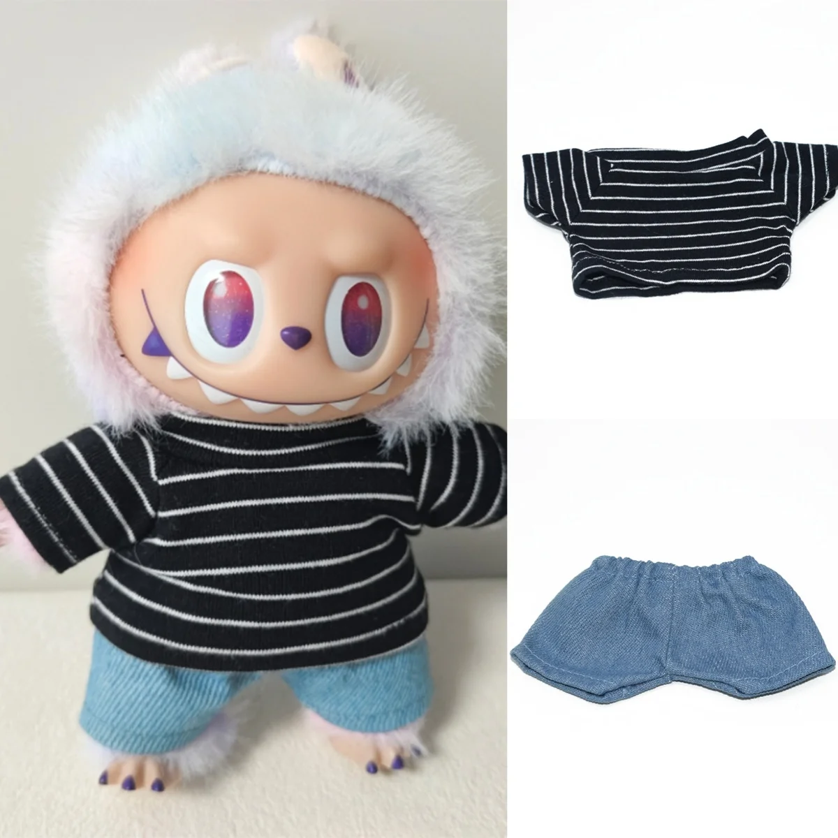 

Doll Clothes Hoodies Doll Clothes Hoodies Dolls Accessories Cute Little Clothes for Labubu