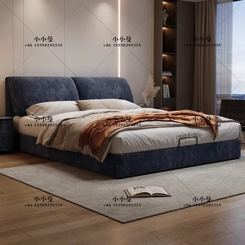 Light luxury elephant ears cream wind master bedroom simple modern double bed