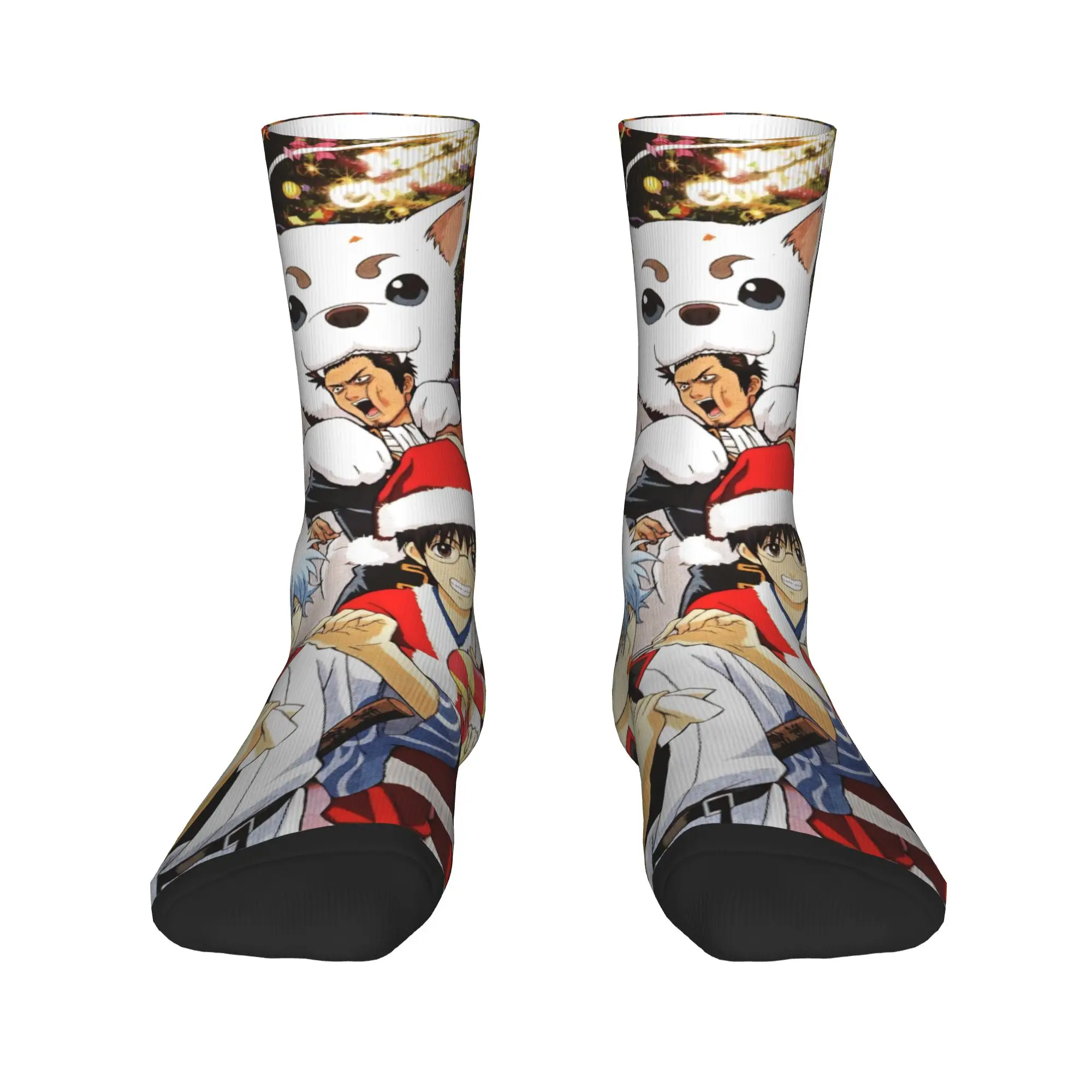 الرجال الجوارب GINTAMAs جوارب مكافحة العرق جودة الجوارب الخريف مضحك مطبوعة تسلق الجوارب